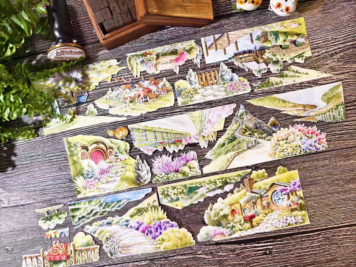 Journal PET landscape tape (Building）5m/roll