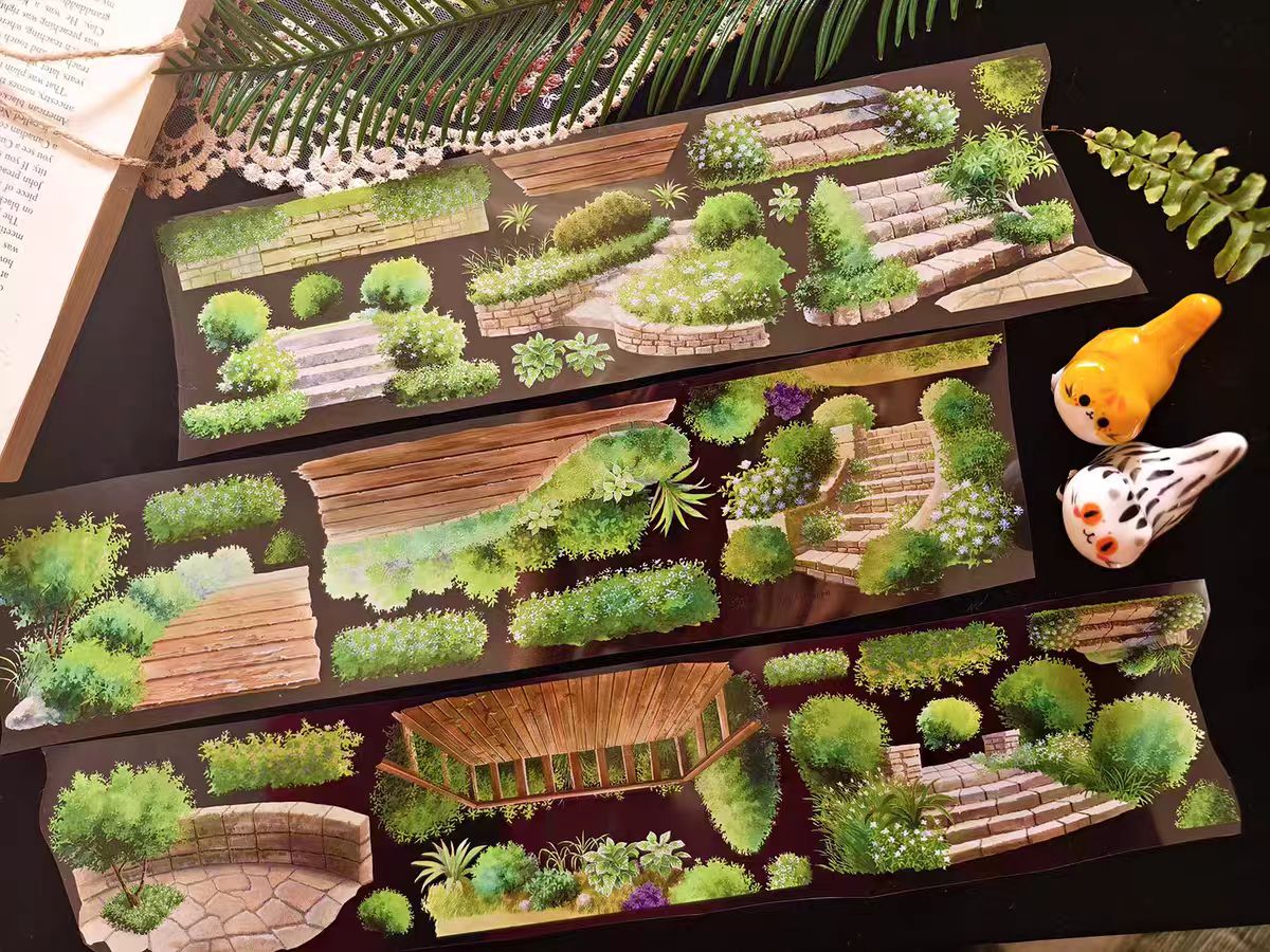 Journal PET landscape tape (5m/roll）