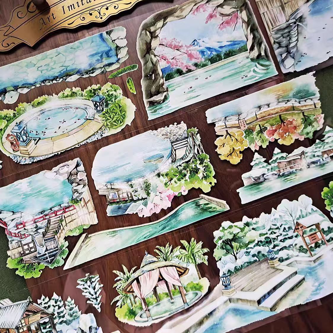 Journal PET landscape tape (5m/roll）