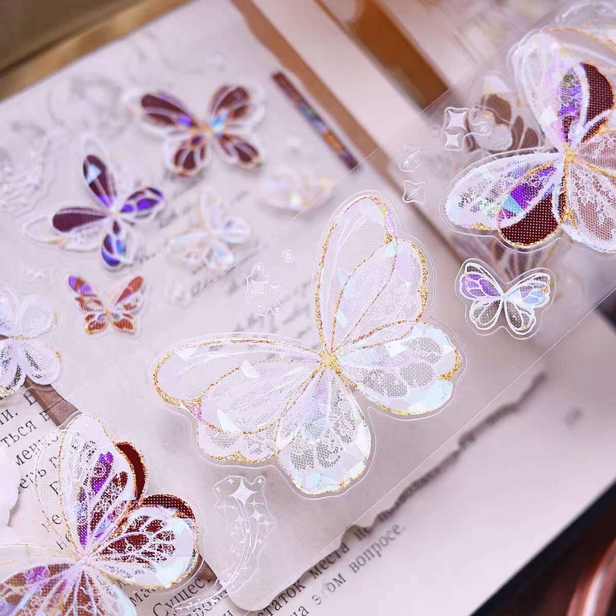 Journal pre-cut PET tape (Butterfly) 4.5cm*6m/roll