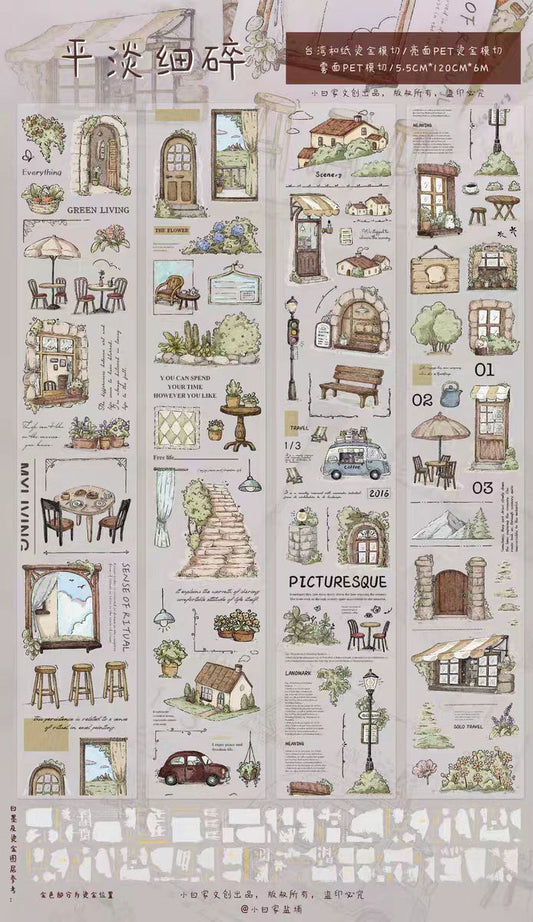 Journal pre-cut tape (5.5cm*6m/roll)
