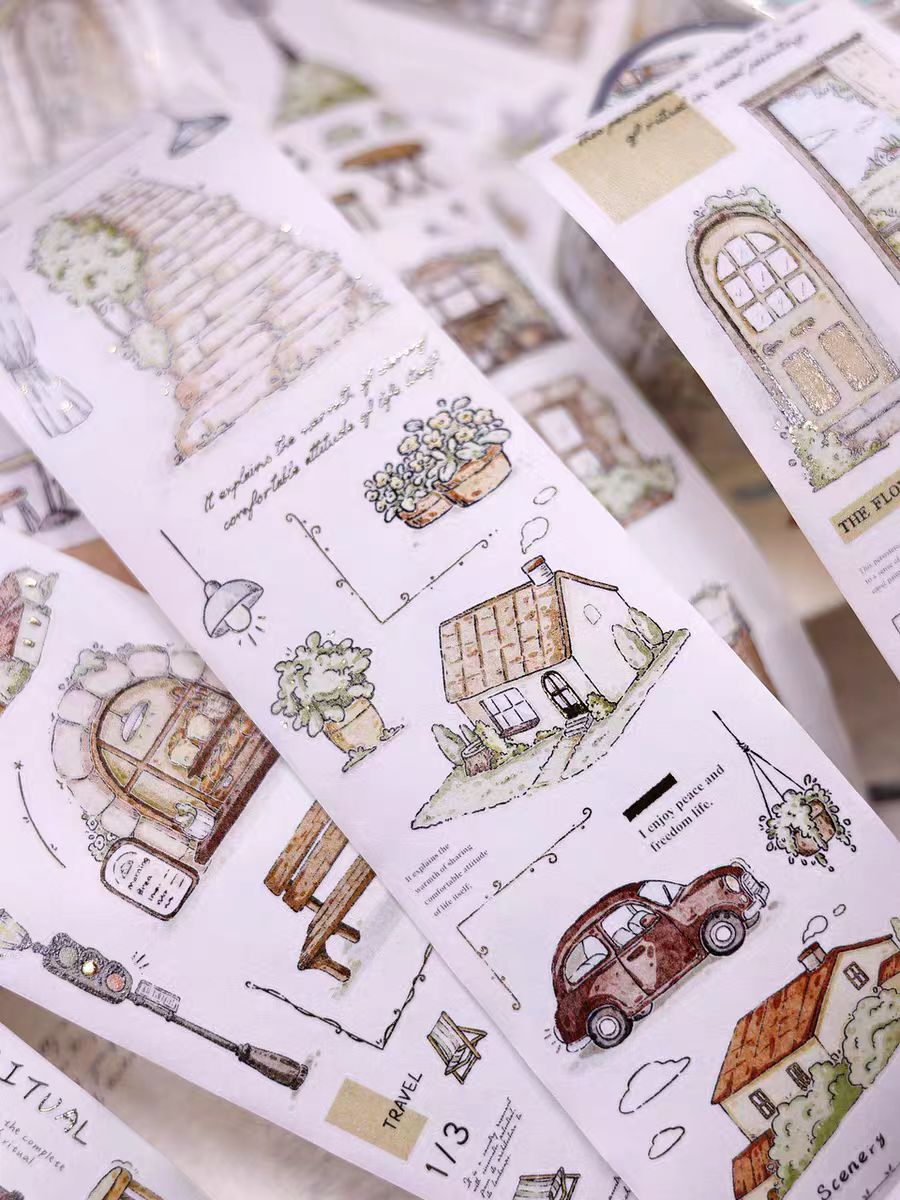 Journal pre-cut tape (5.5cm*6m/roll)