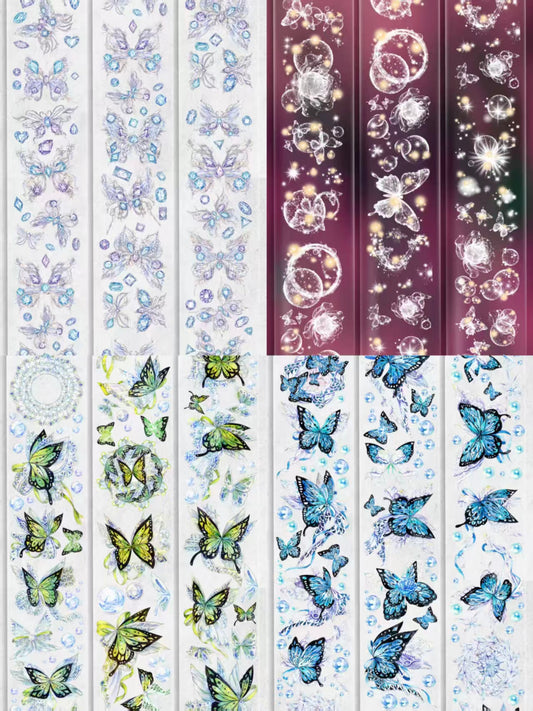 Journal Butterfly PET tape (10m/roll)