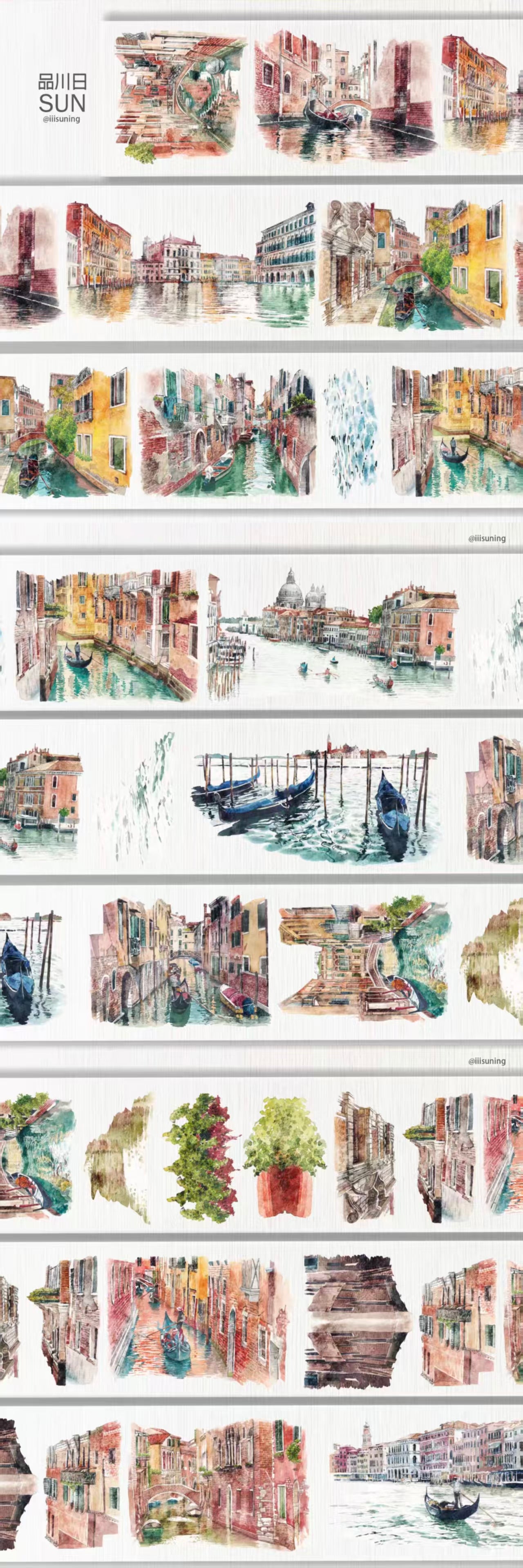 Journal landscape PET tape (10m/roll)