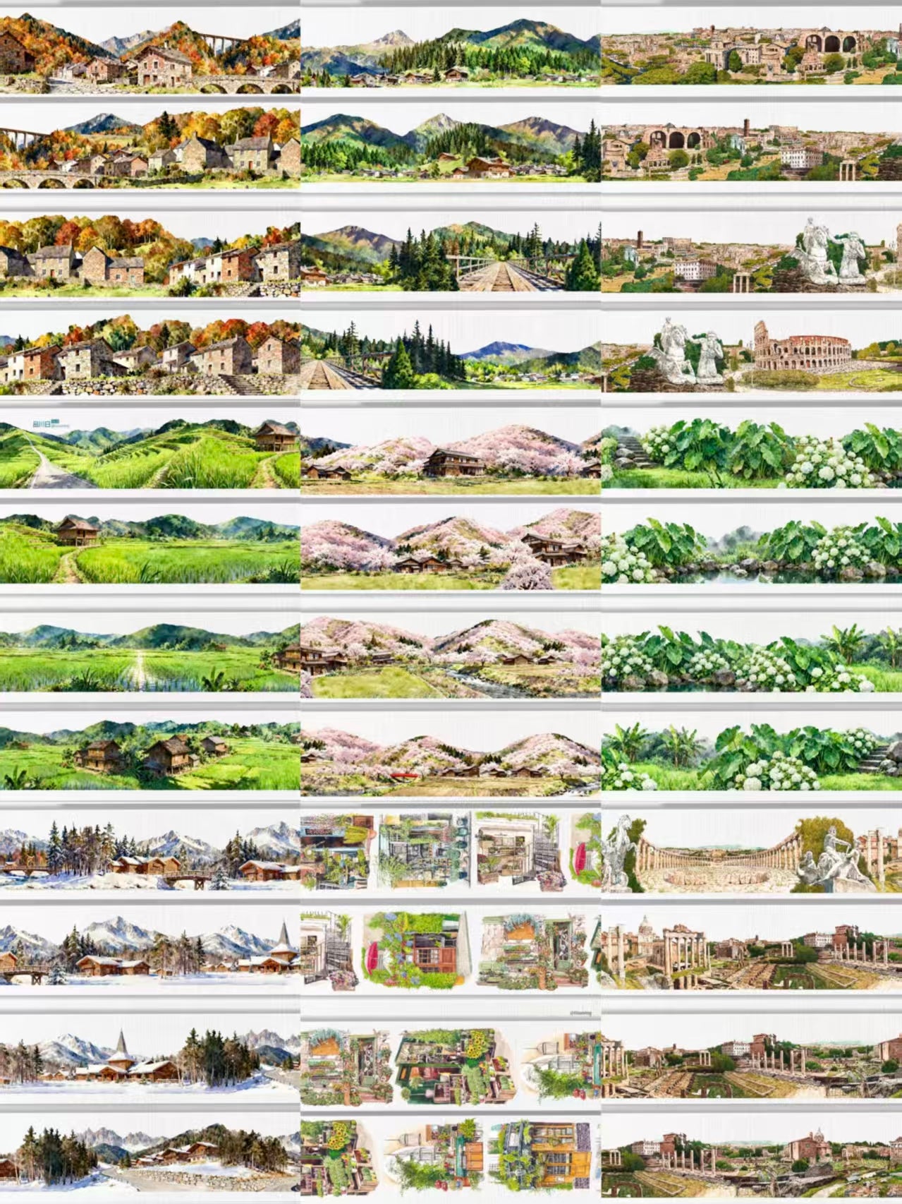 Journal landscape PET tape (10m/roll)