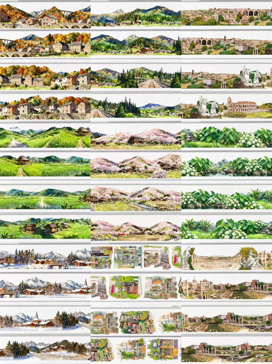 Journal landscape PET tape (10m/roll)