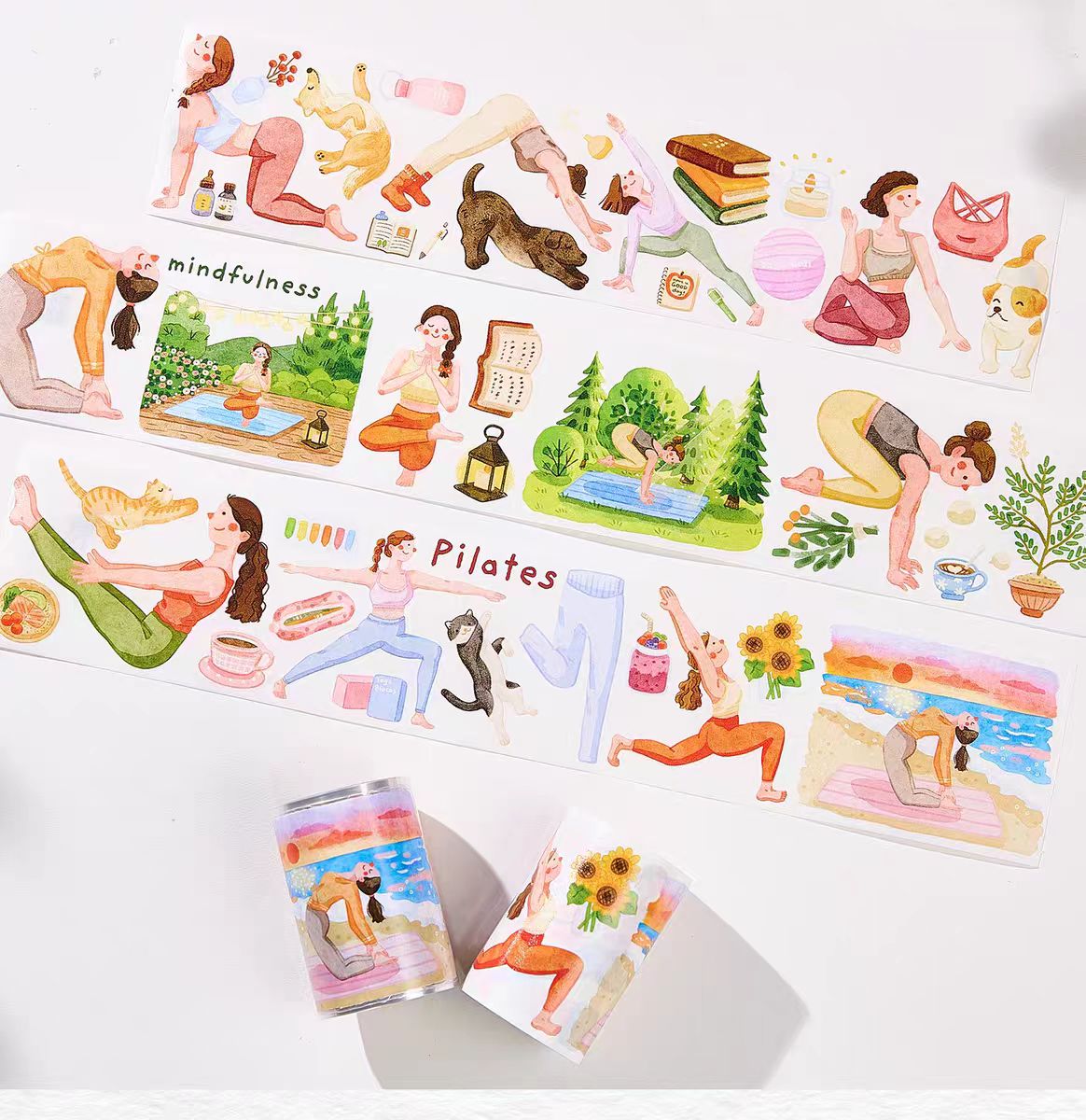 Journal pre-cut tape (Humanistic Yoga）