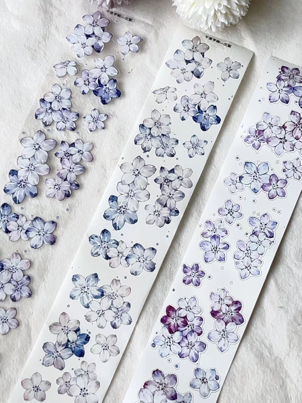Journal pre-cut flower tape (6cm*5m/roll)