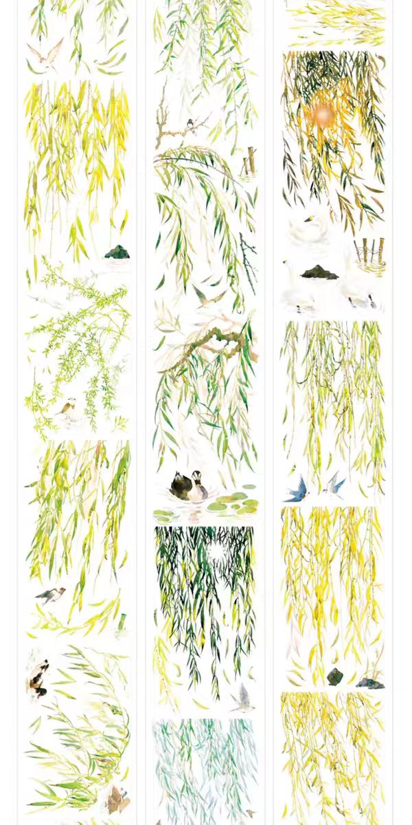 Journal PET tape (willow) 6cm*10m/roll