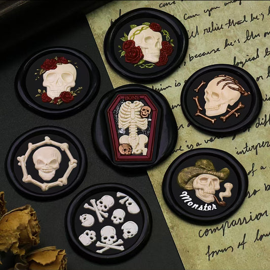 Wax seal (Diablo series: Skull Pirate) diameter:25mm