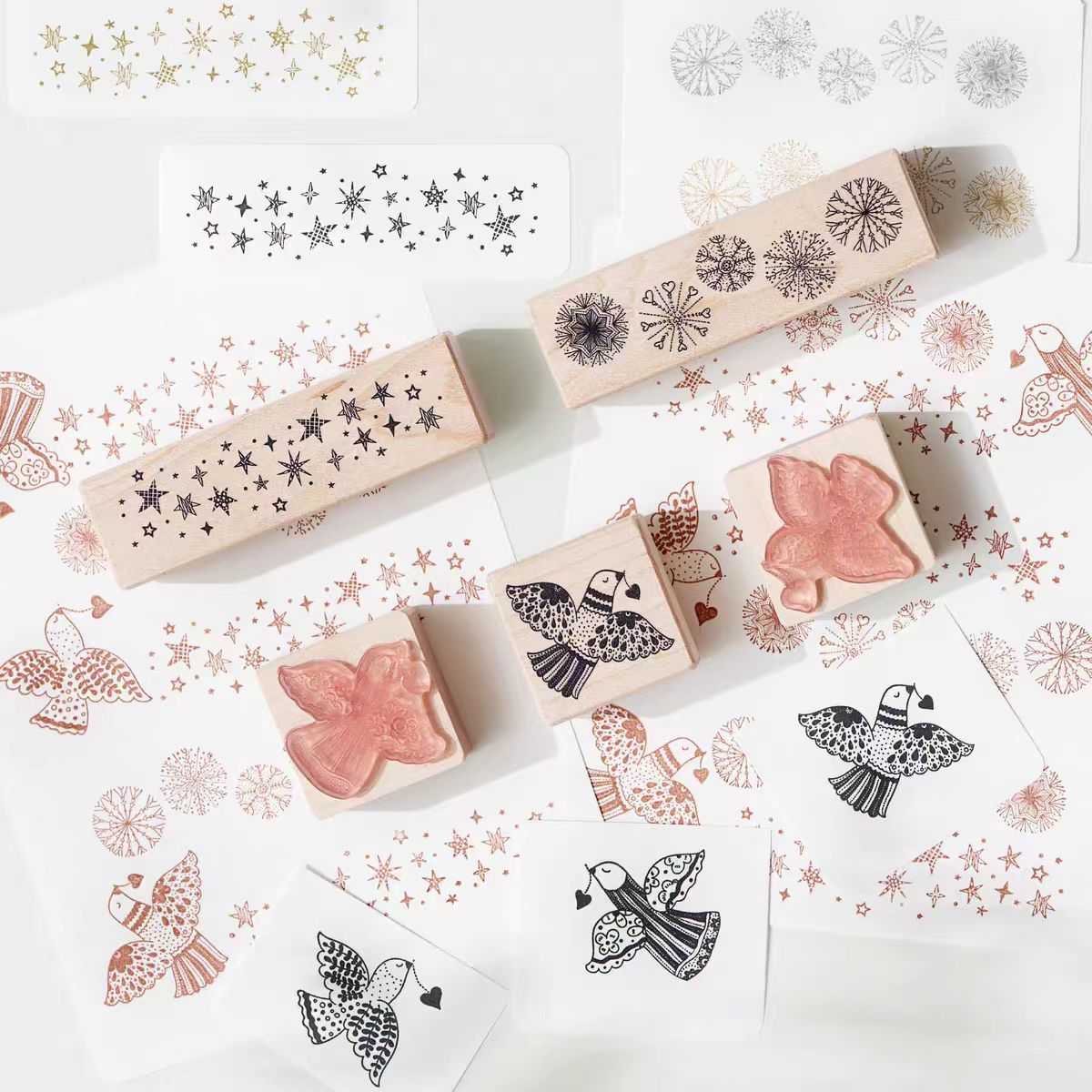 Wooden stamp (2pcs/set)