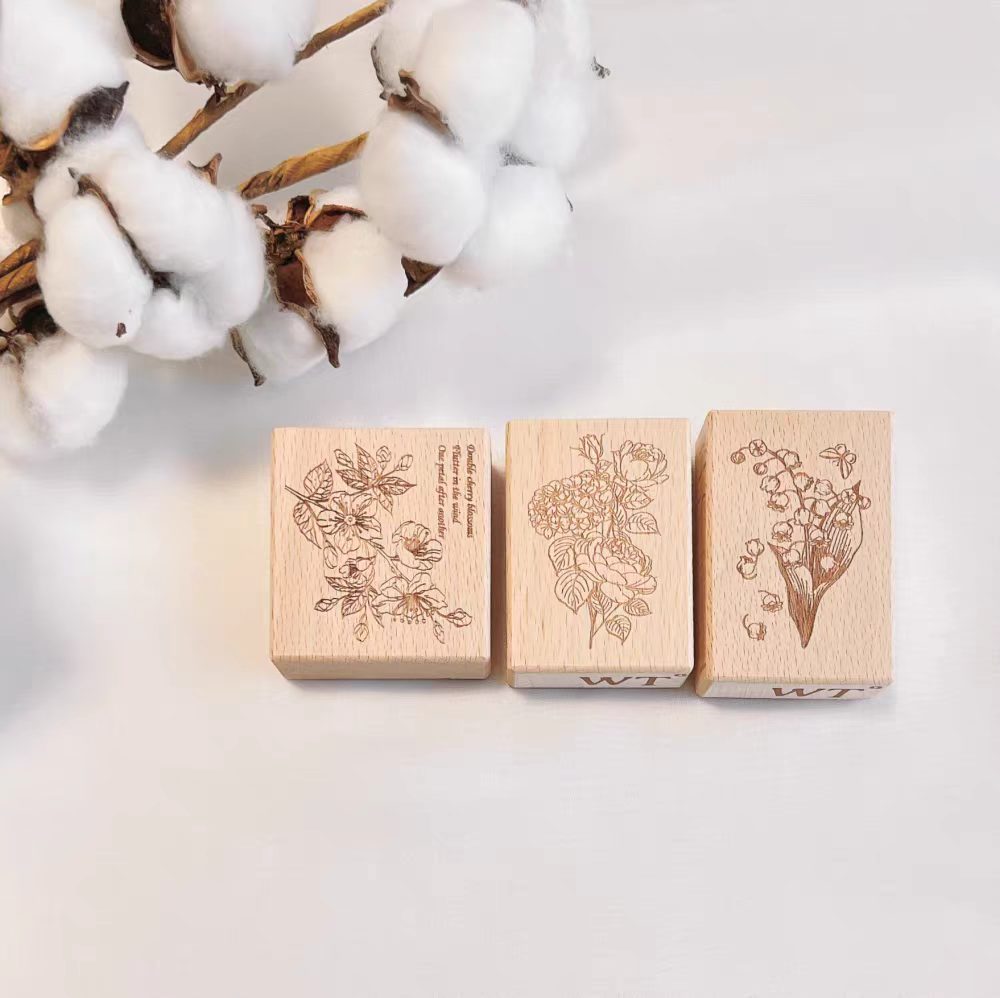Wooden stamp (Flower)