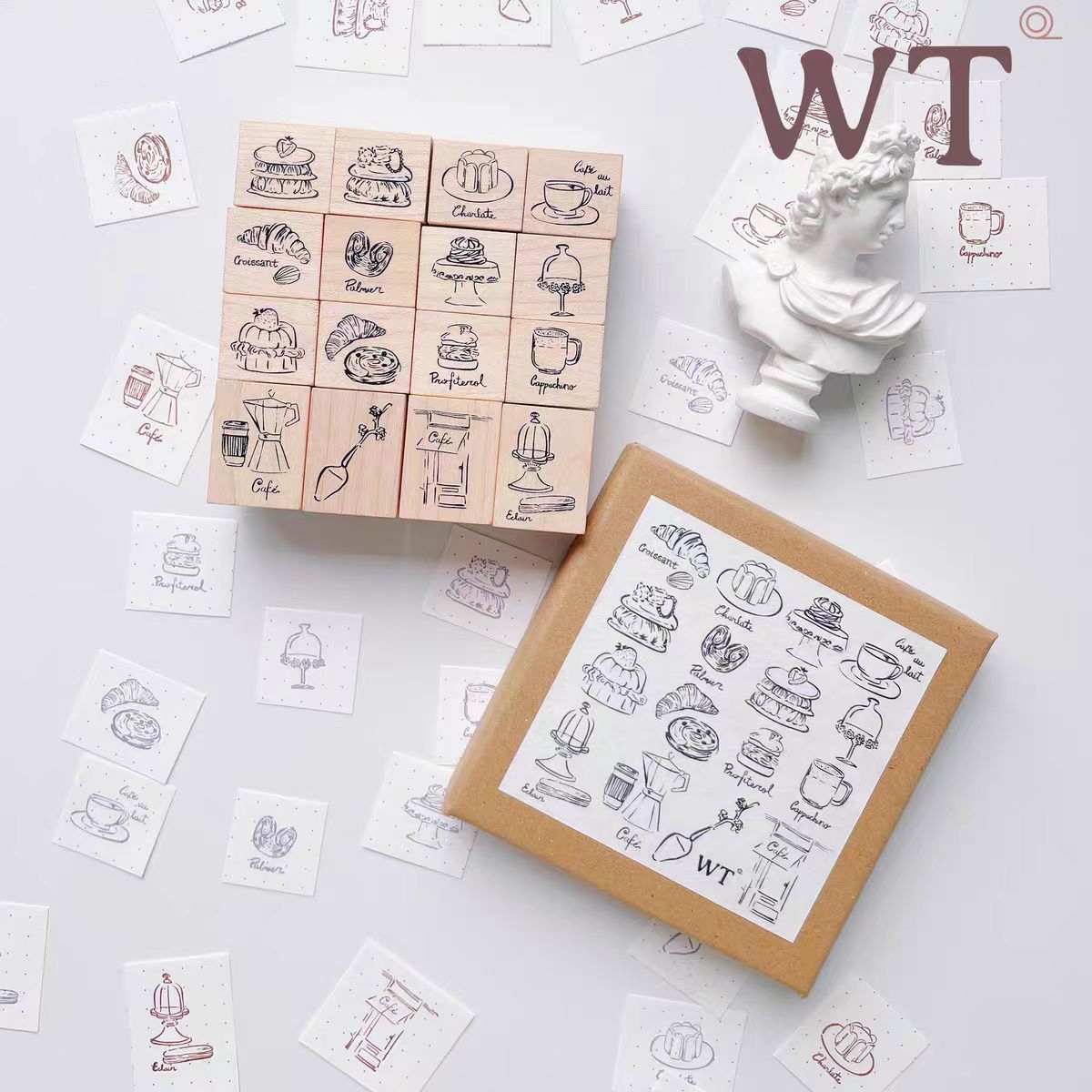 Wooden stamp set