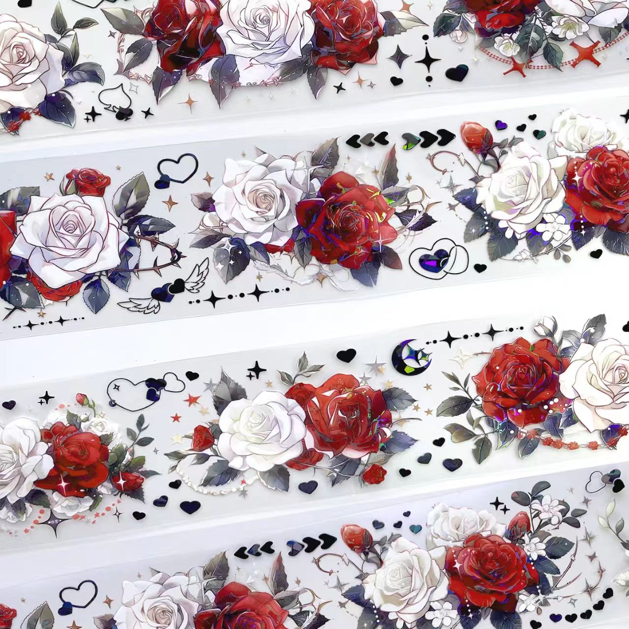 Journal flower PET tape (2m/roll)
