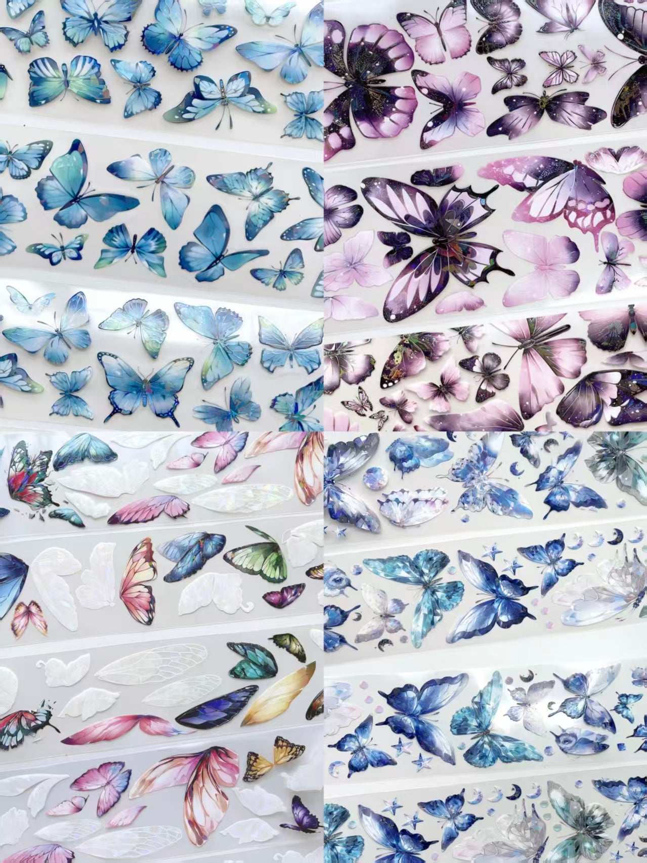 Journal Butterfly PET tape (2m/roll)
