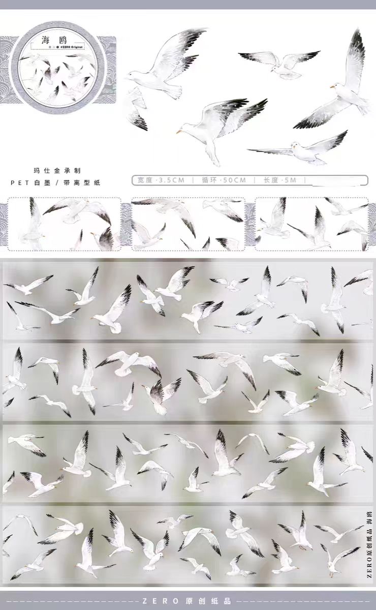 Journal landscape PET tape (5m/roll)