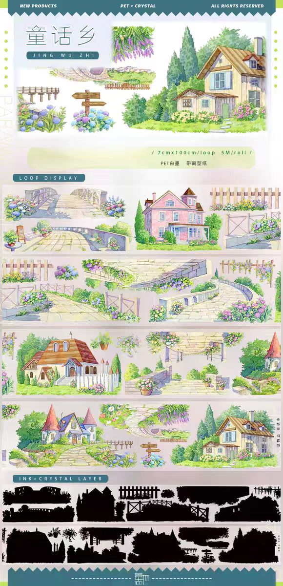 Journal PET tape (5m/roll)