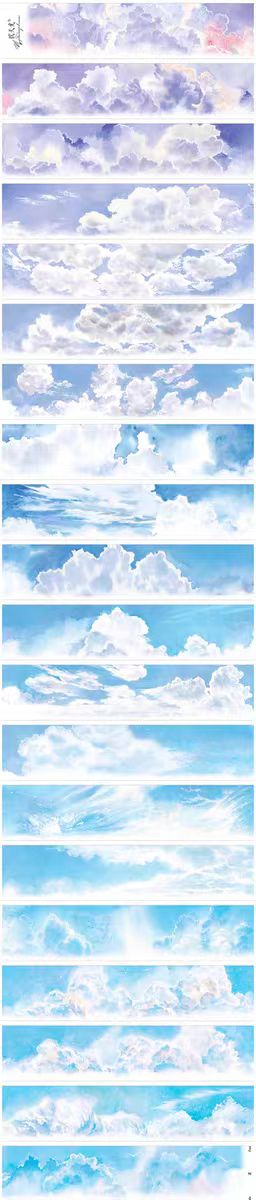 Journal tape (Clouds) 5.8cm*5m/roll