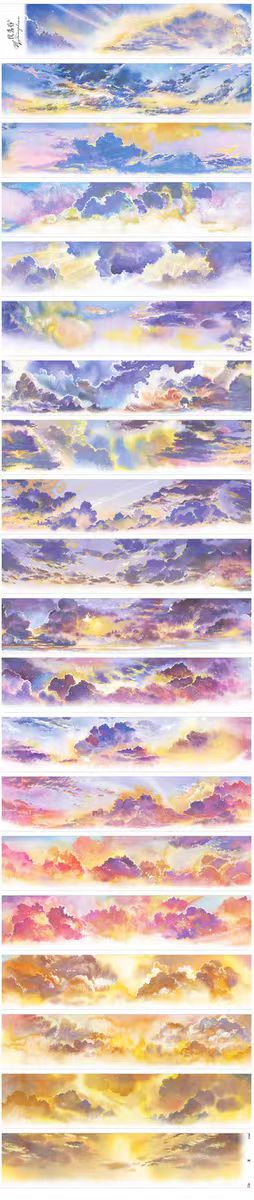 Journal tape (Clouds) 5.8cm*5m/roll