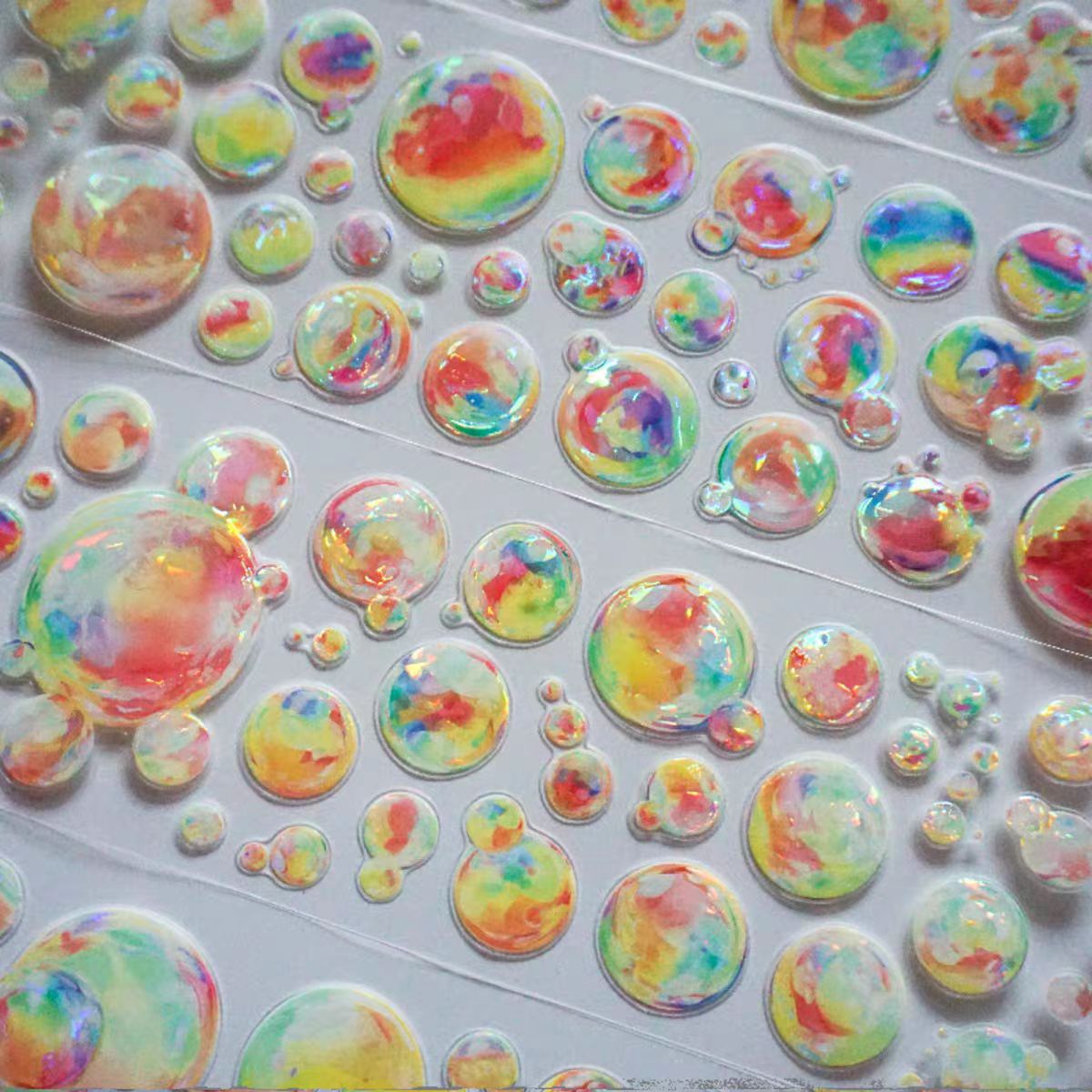 Journal shell light PET tape (Colorful Bubbles) 6cm*5m/roll