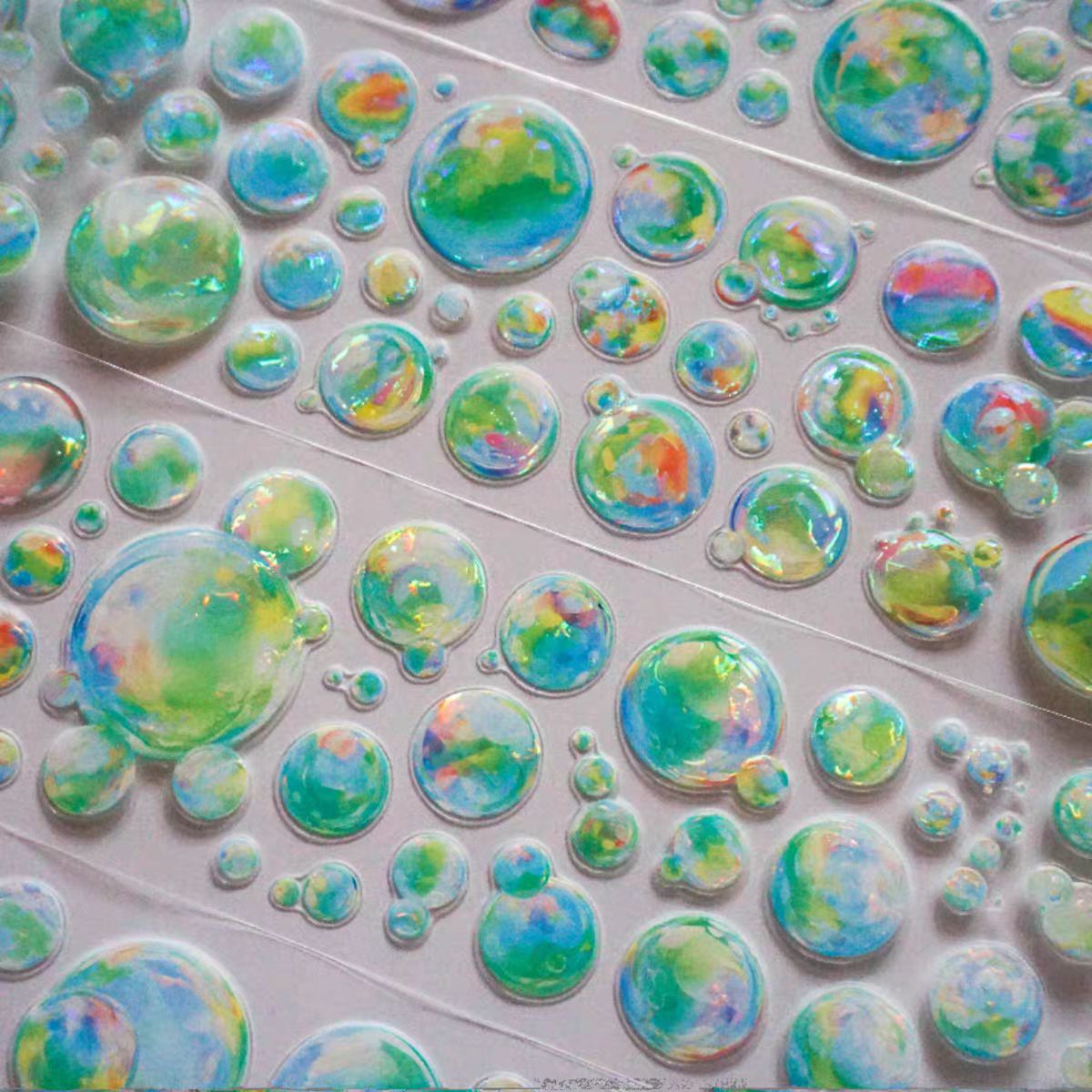 Journal shell light PET tape (Colorful Bubbles) 6cm*5m/roll