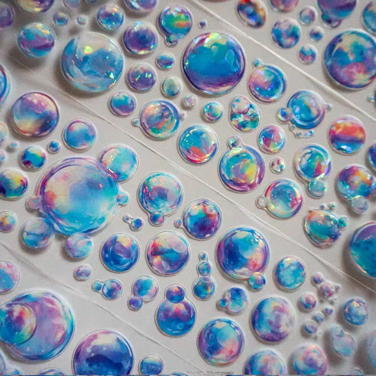 Journal shell light PET tape (Colorful Bubbles) 6cm*5m/roll
