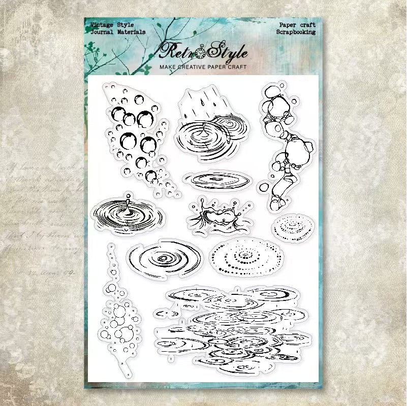 Transparent Silicone Stamp for Journaling, Planner & Craft Decoration