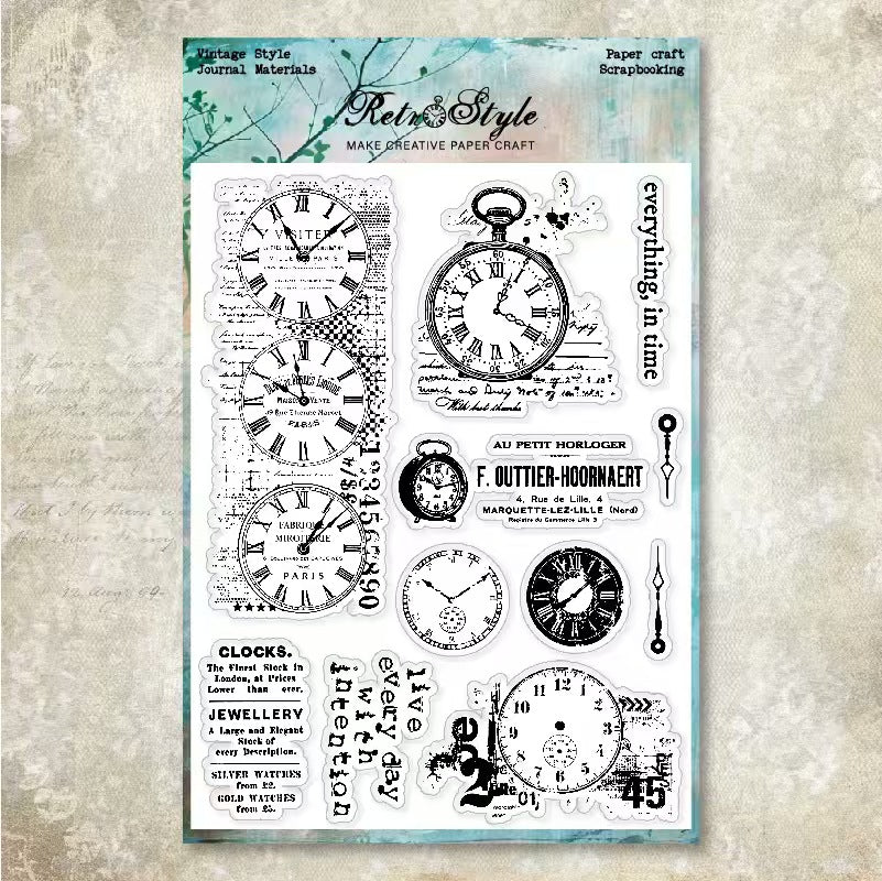 Transparent Silicone Stamp for Journaling, Planner & Craft Decoration