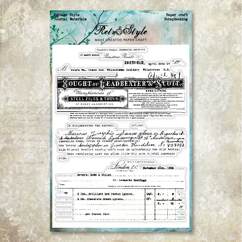 Transparent Silicone Stamp for Journaling, Planner & Craft Decoration