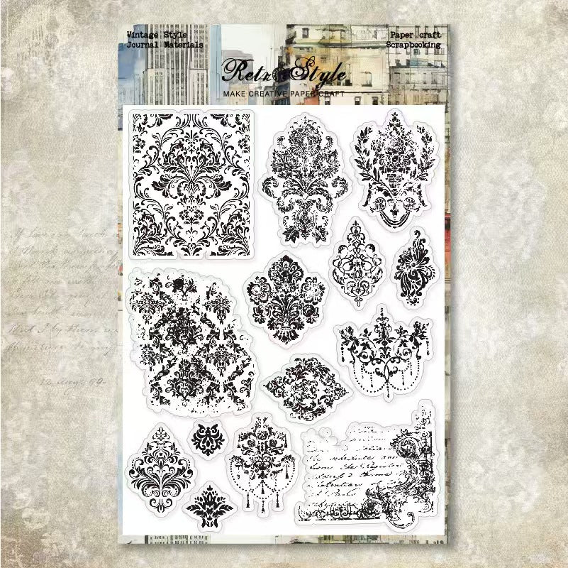 Transparent Silicone Stamp for Journaling, Planner & Craft Decoration