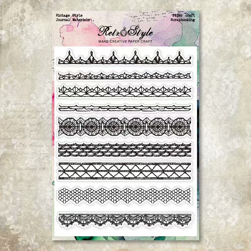 Transparent Silicone Stamp for Journaling, Planner & Craft Decoration