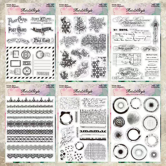 Transparent Silicone Stamp for Journaling, Planner & Craft Decoration