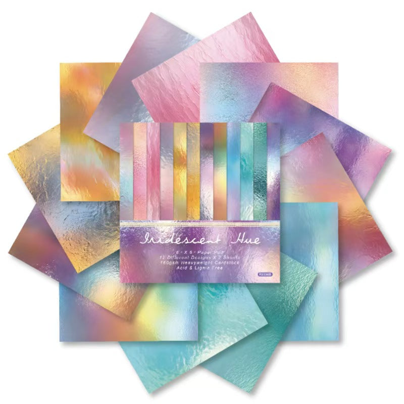 24 Sheets 6 Inch Aesthetic Pattern Paper Retro Material Paper For Scrapbooking Junk Journal Planner Supplies (24 sheets/pack)