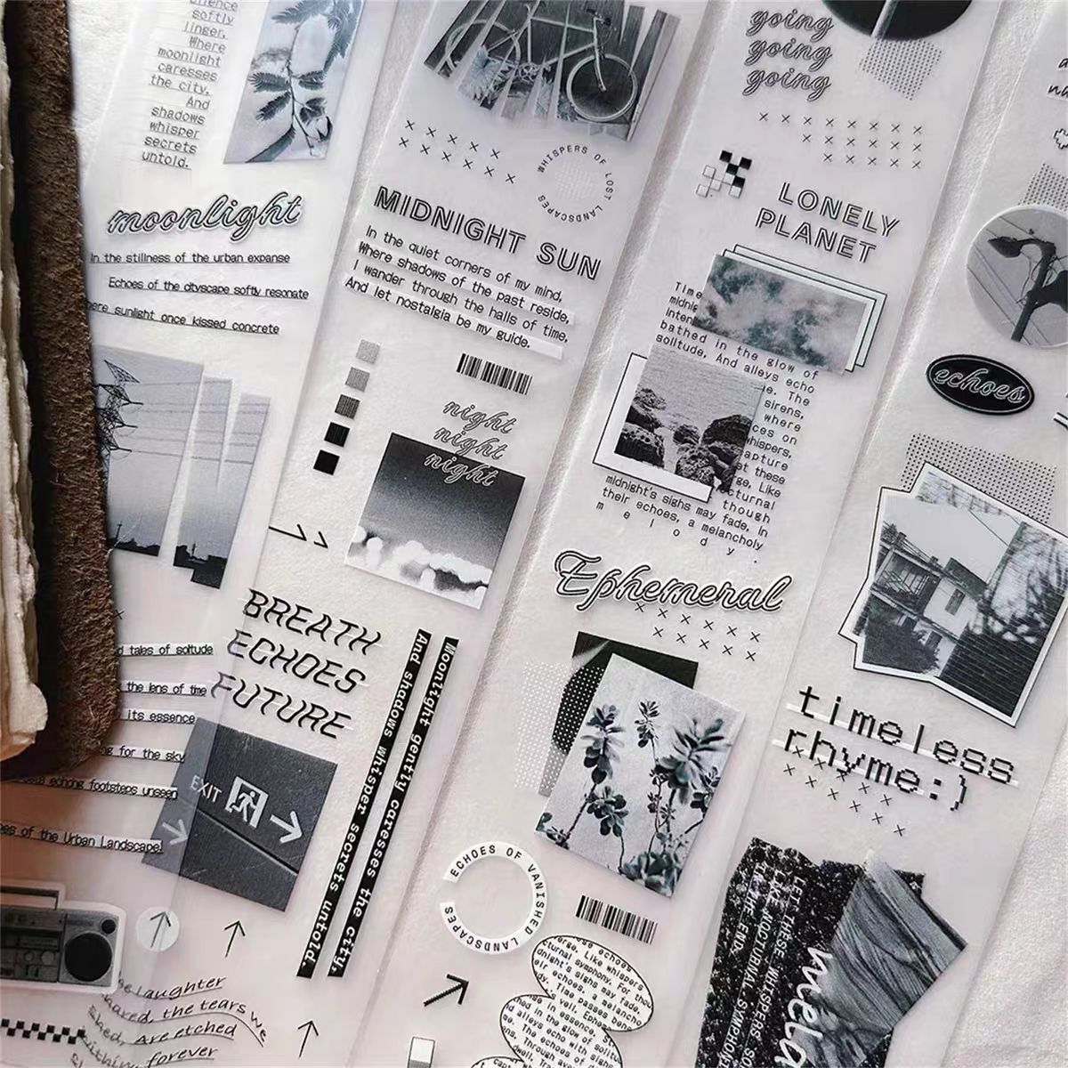 Clear PET Tape for Journaling Scrapbooking DIY Crafts