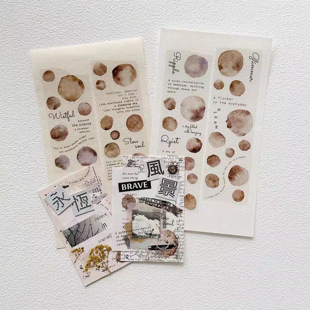 Clear PET Tape for Journaling Scrapbooking DIY Crafts
