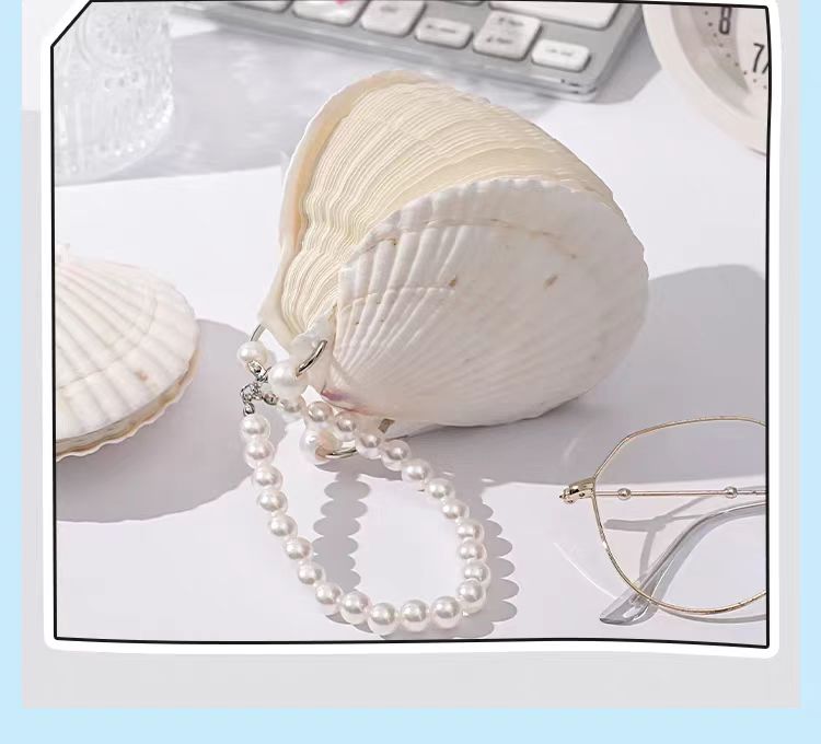 Natural Shell Loose Leaf Notebook | DIY Handmade Blank Memo Pad Ins Style Journal (30 sheets)