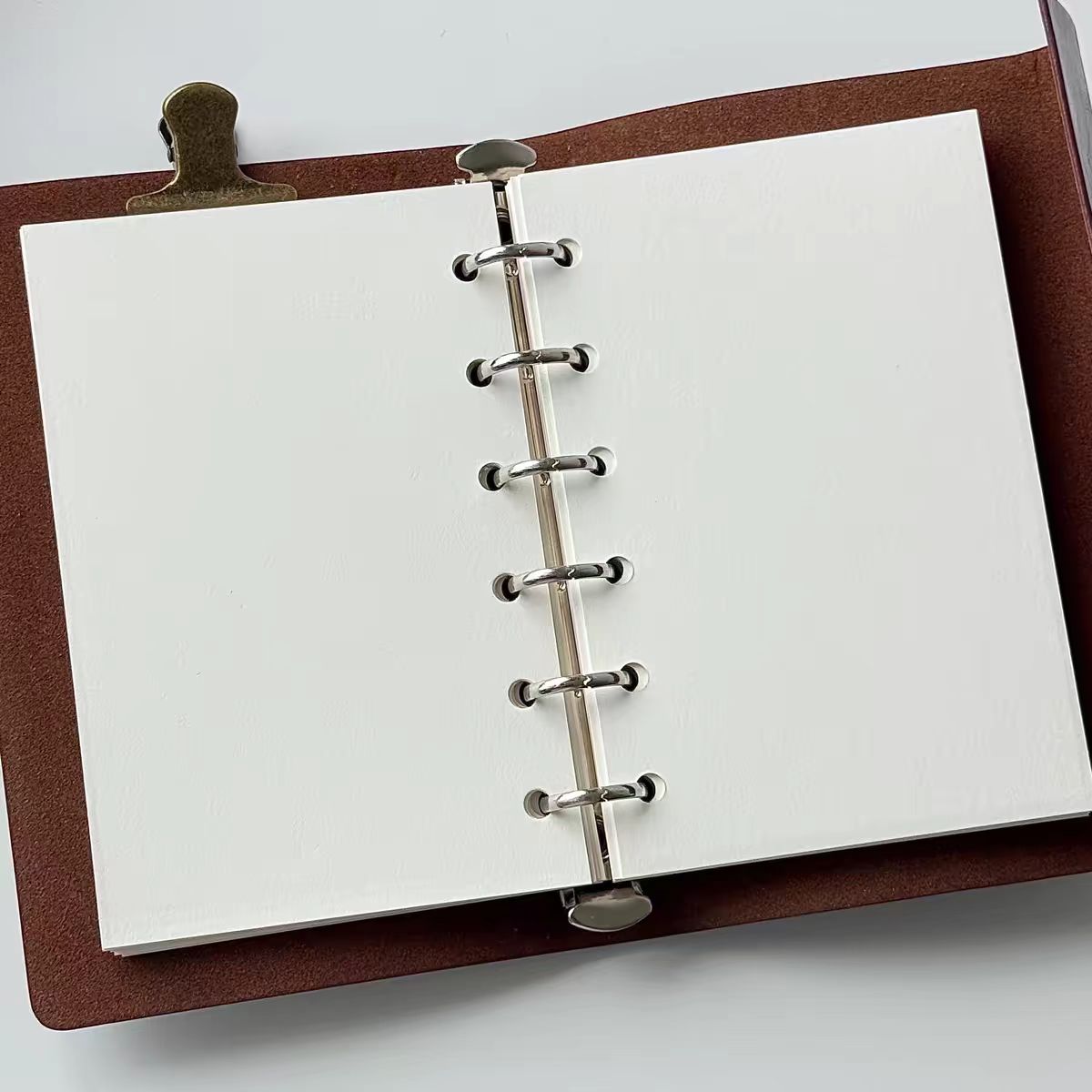 Journal Notebook with Natural Crystal Pendant | Five Elements Balance Gift Set