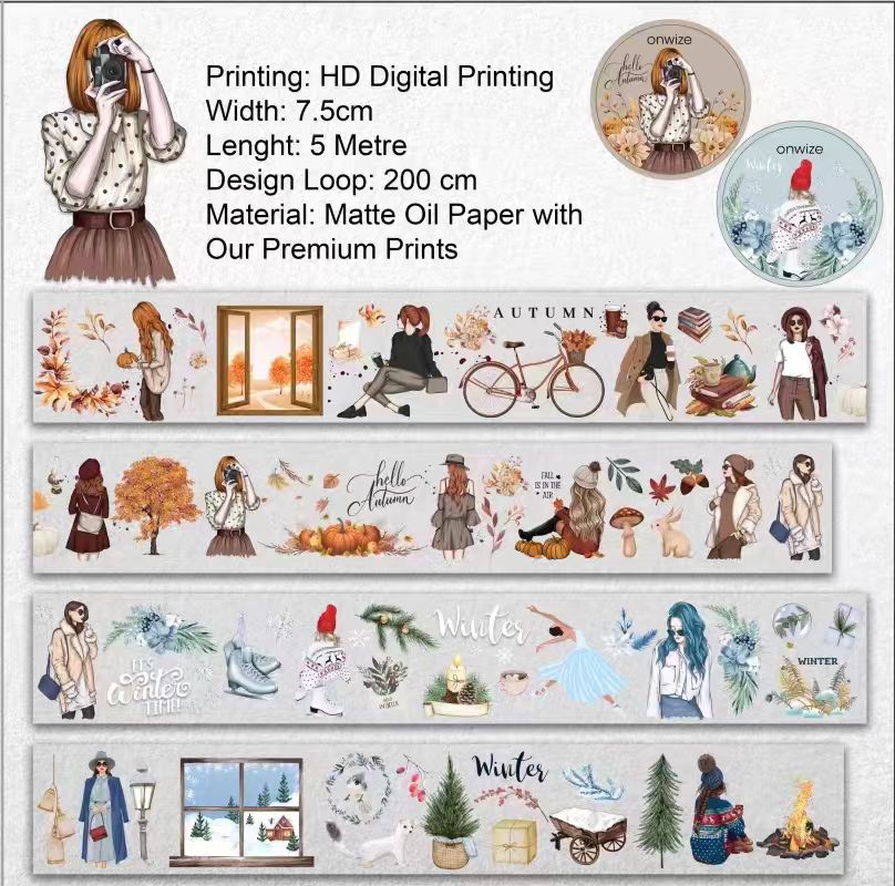 Journal PET tape (5m/roll)