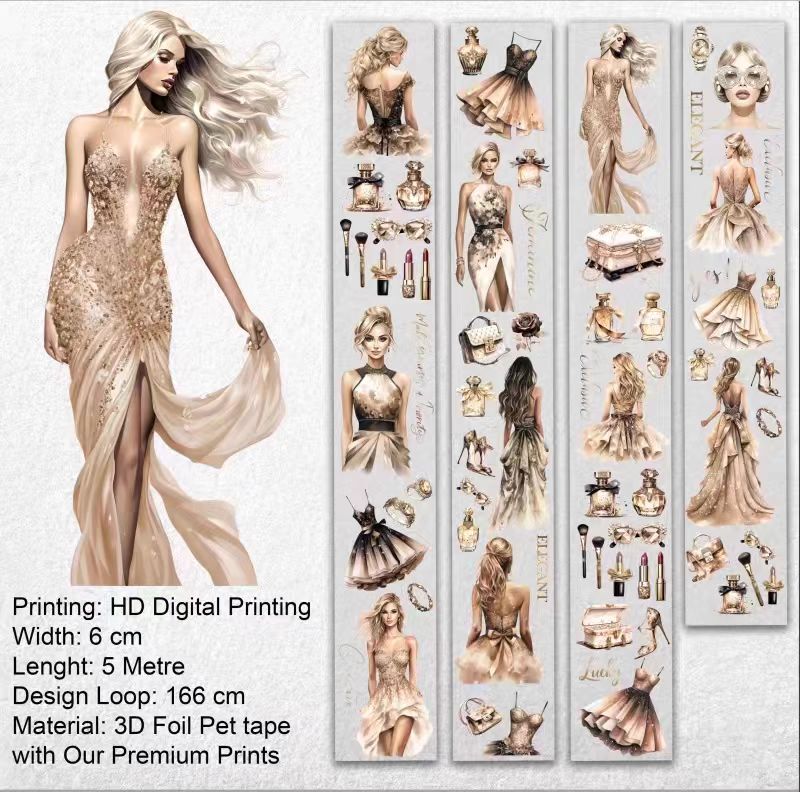 Journal PET tape (5m/roll)