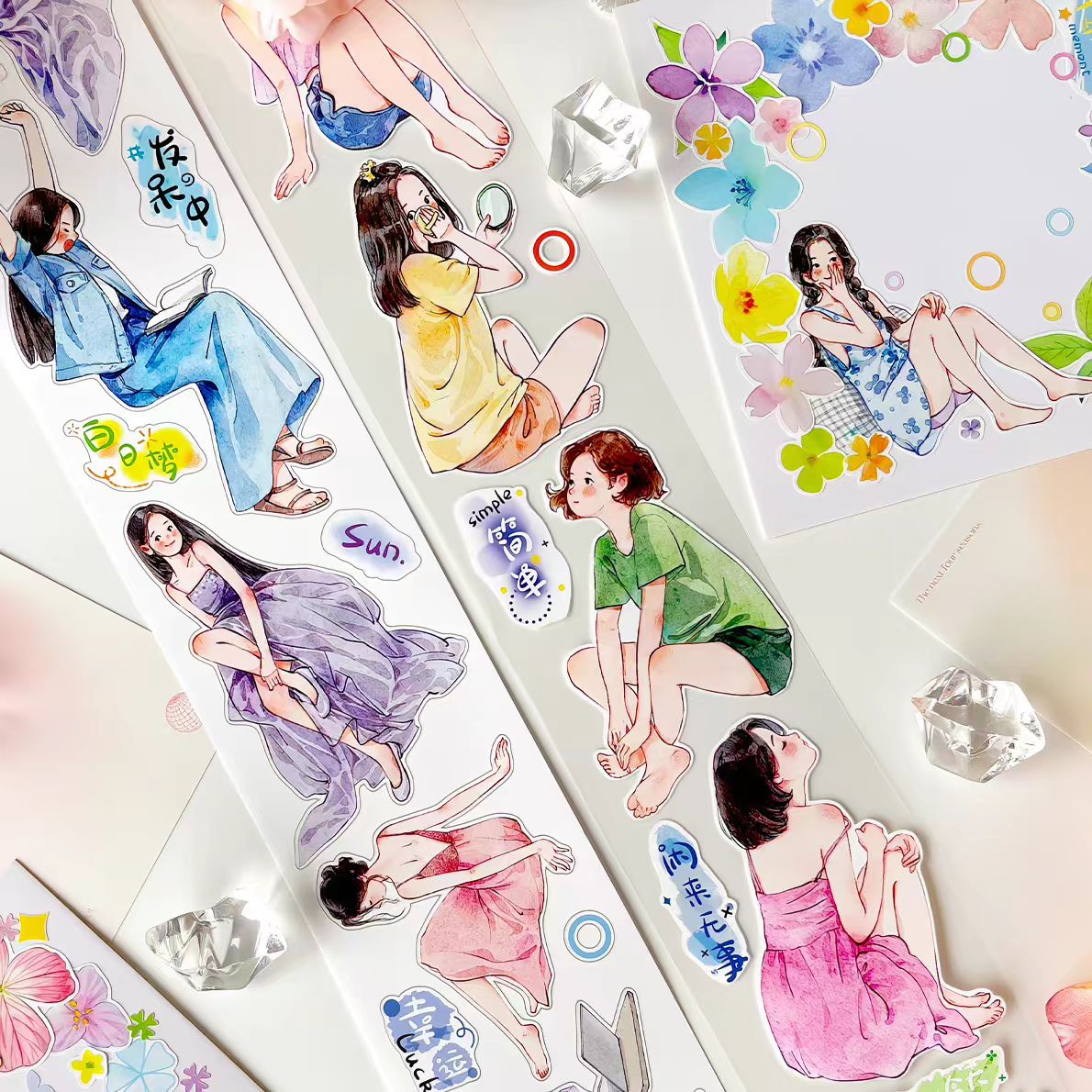 Journal pre-cut tape (5cm*6m/roll) Character