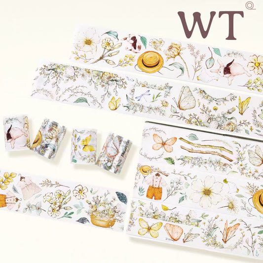 Journal pre-cut tape (Springtime Floral Vibes) 60mm×5m/roll