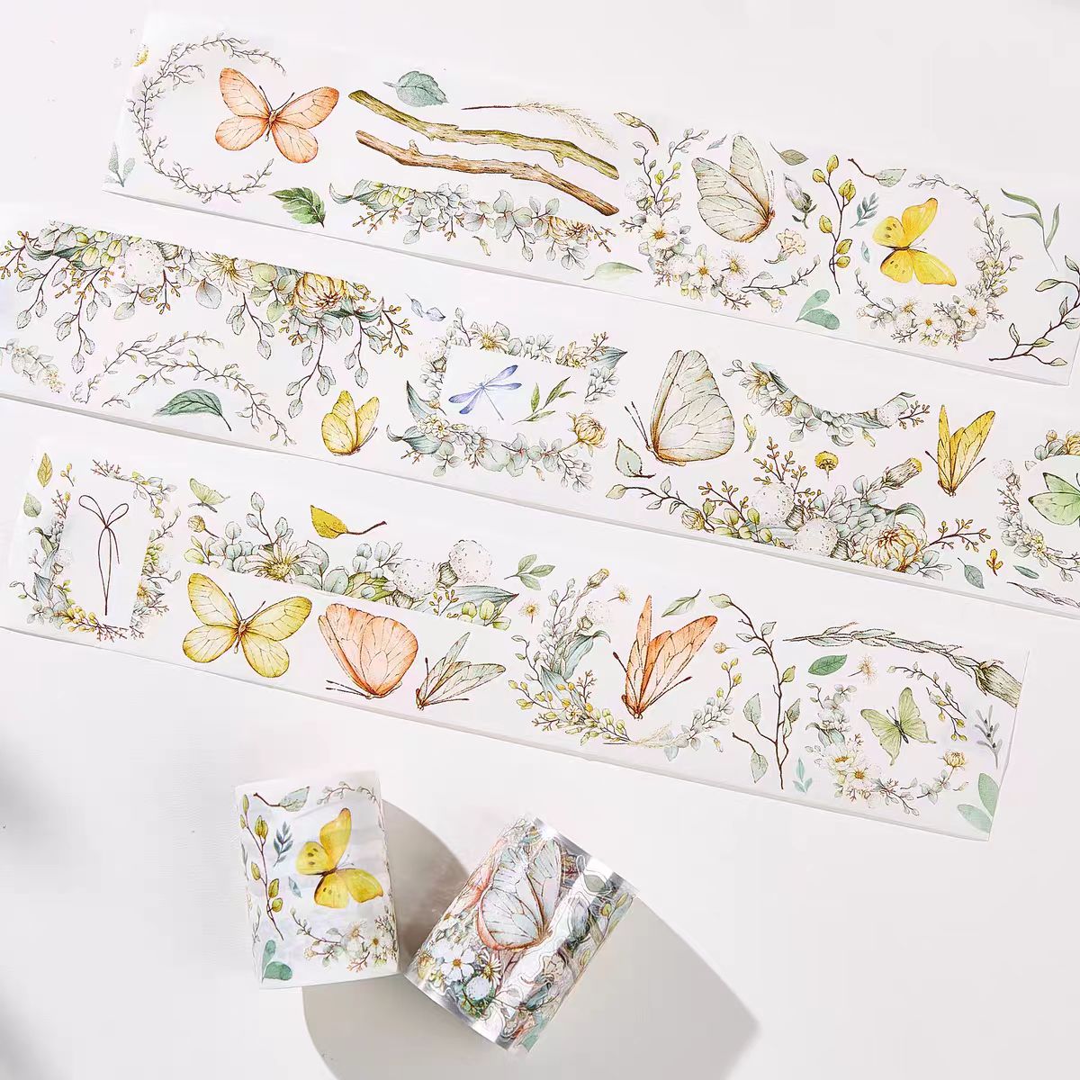 Journal pre-cut tape (Springtime Floral Vibes) 60mm×5m/roll