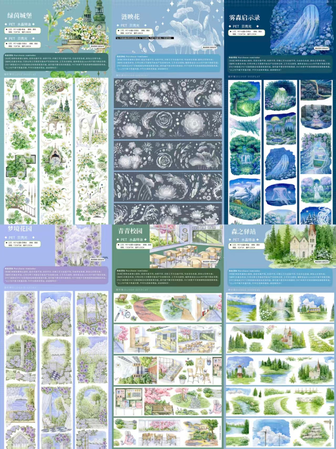 Journal PET tape (5m/roll)