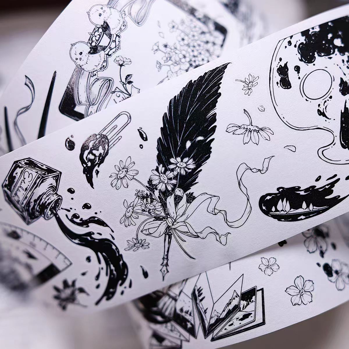 Journal pre-cut  tape (6.5cm*5m/roll)