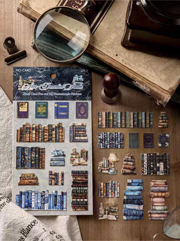 Journal hard card sticker packs