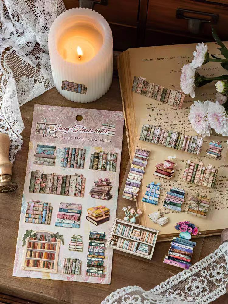 Journal hard card sticker packs