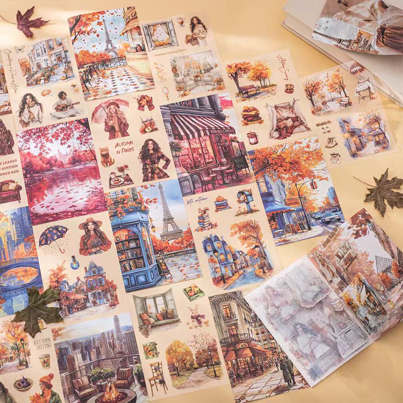 Journal sticker book (Autumn in Paris)