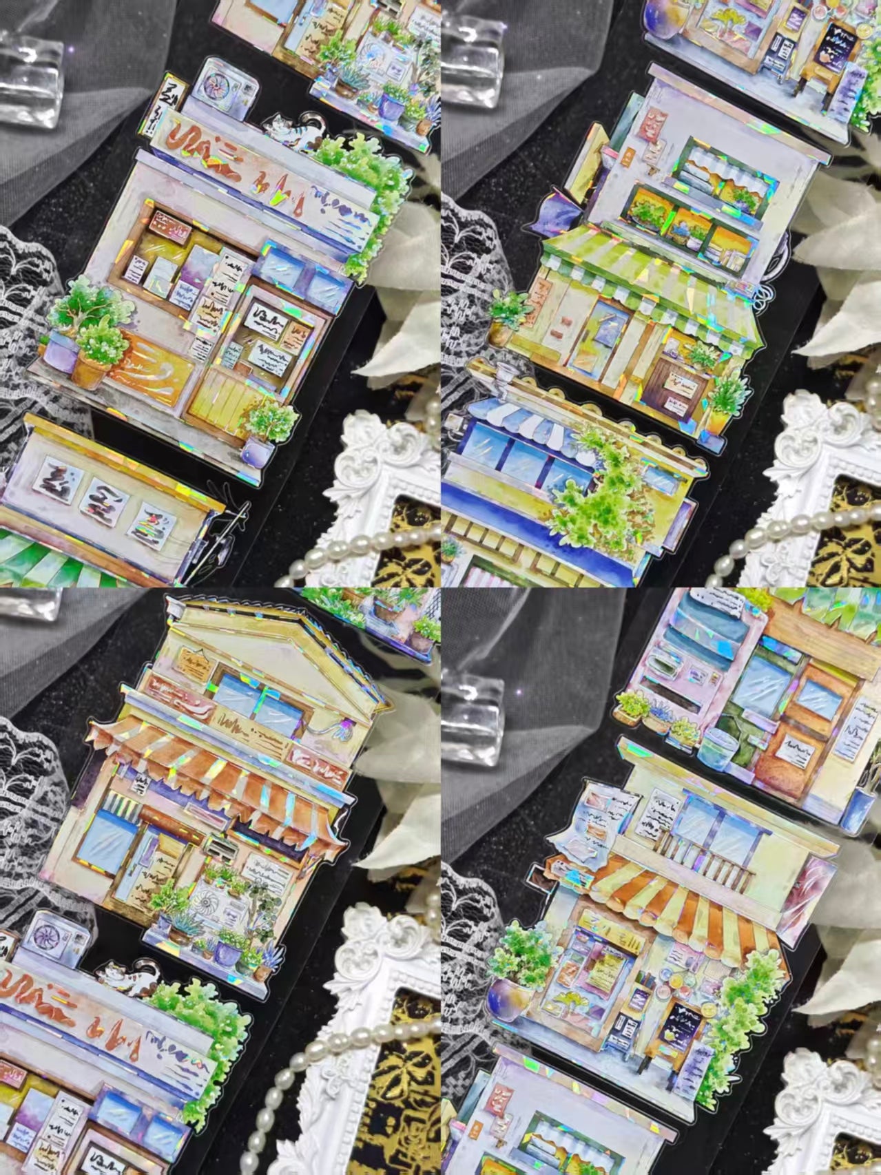Aesthetic PET Landscape Tape for Bullet Journal DIY Crafts (5m/roll)