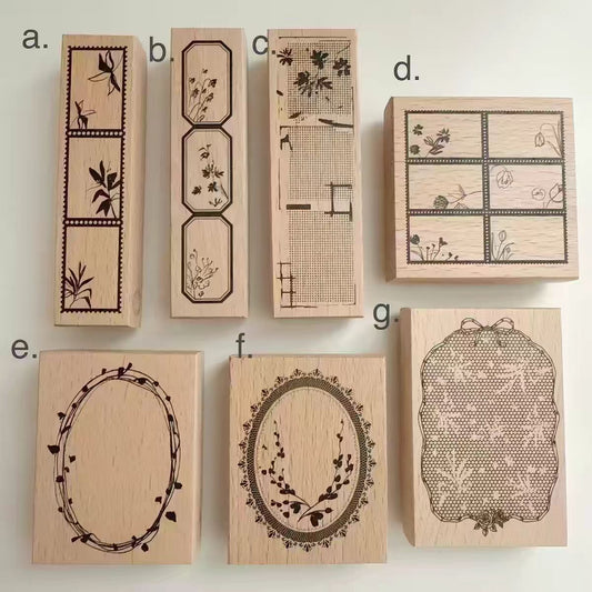 Wooden stamp