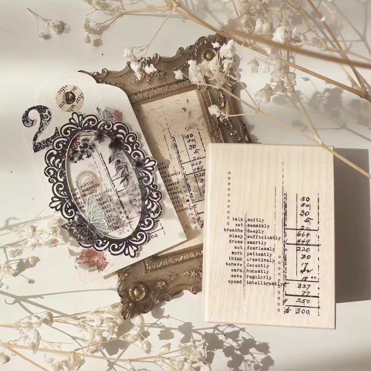 Wooden stamp